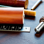 가죽공예 바느질 - Leather Selection**

A close-up, vibrant photograph showcasing various types of leather (vegetable-t...