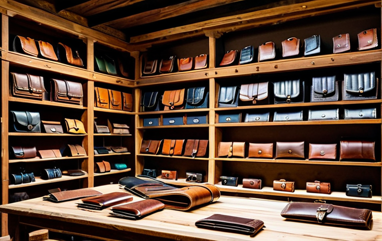 가죽공예 바느질 - Hand Stitching Process**

An artisan's hands carefully saddle stitching a piece of leather. Focus on...
