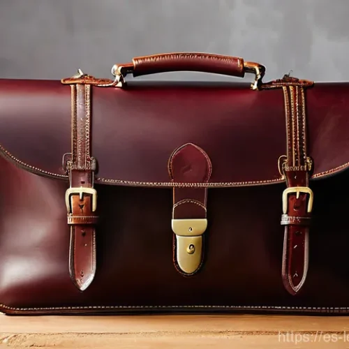 Home 21 가죽공예 세공 - **Prompt 1: The Artisan's Masterpiece - Full-Grain Luxury Handbag**
"A close-up, high-definition...