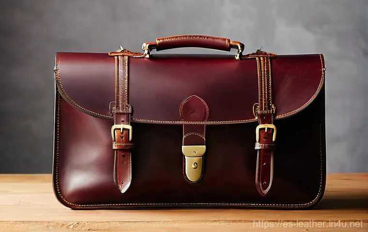 가죽공예 세공 - **Prompt 1: The Artisan's Masterpiece - Full-Grain Luxury Handbag**
    "A close-up, high-definition...